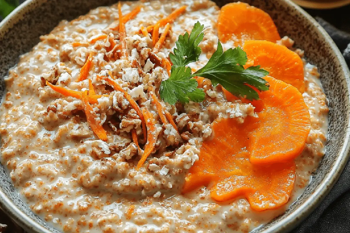 Carrot Cake Overnight Oats Recipe