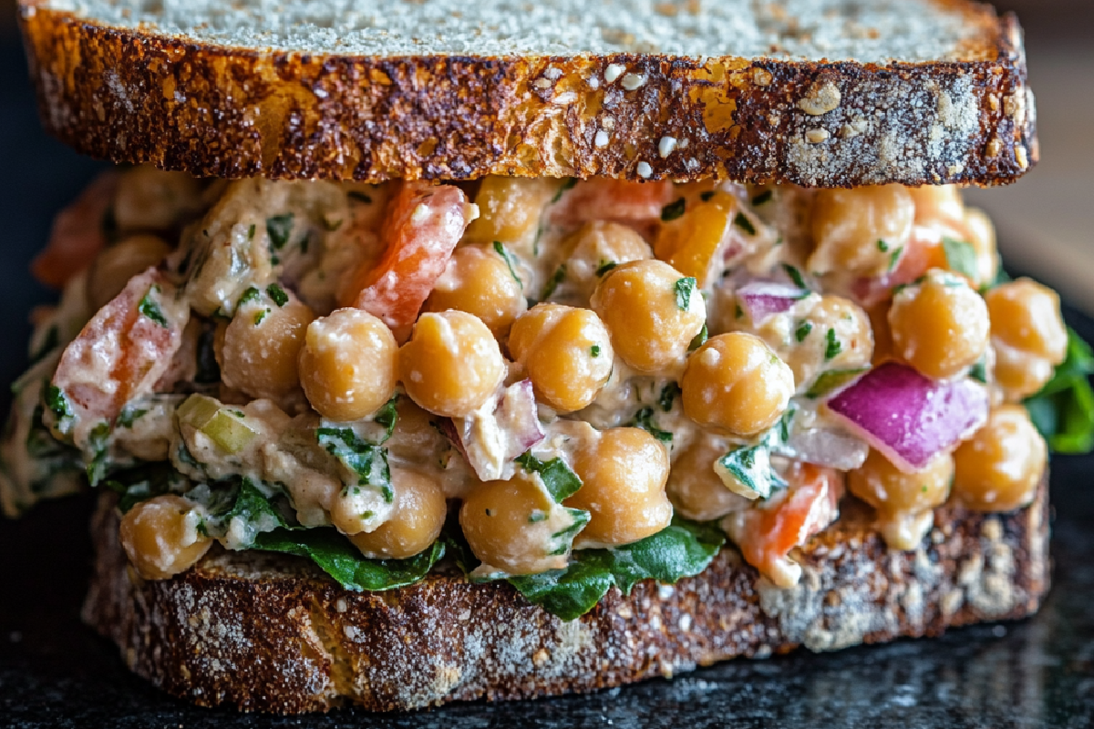 Chickpea Salad Sandwich Recipe