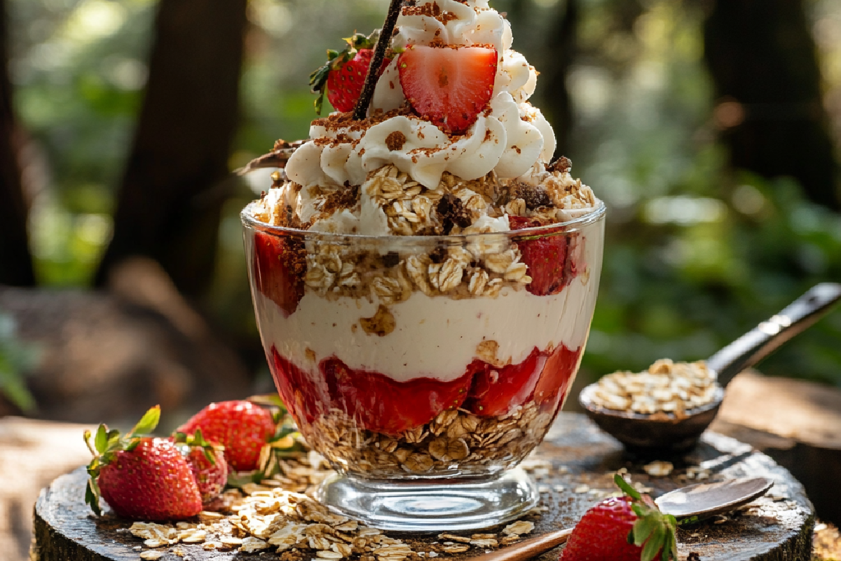 Strawberry Cheesecake Overnight Oats