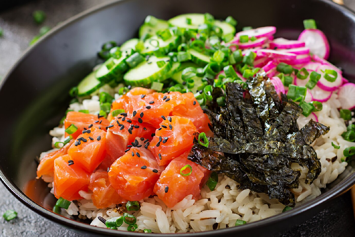 Salmon Rice Bowl