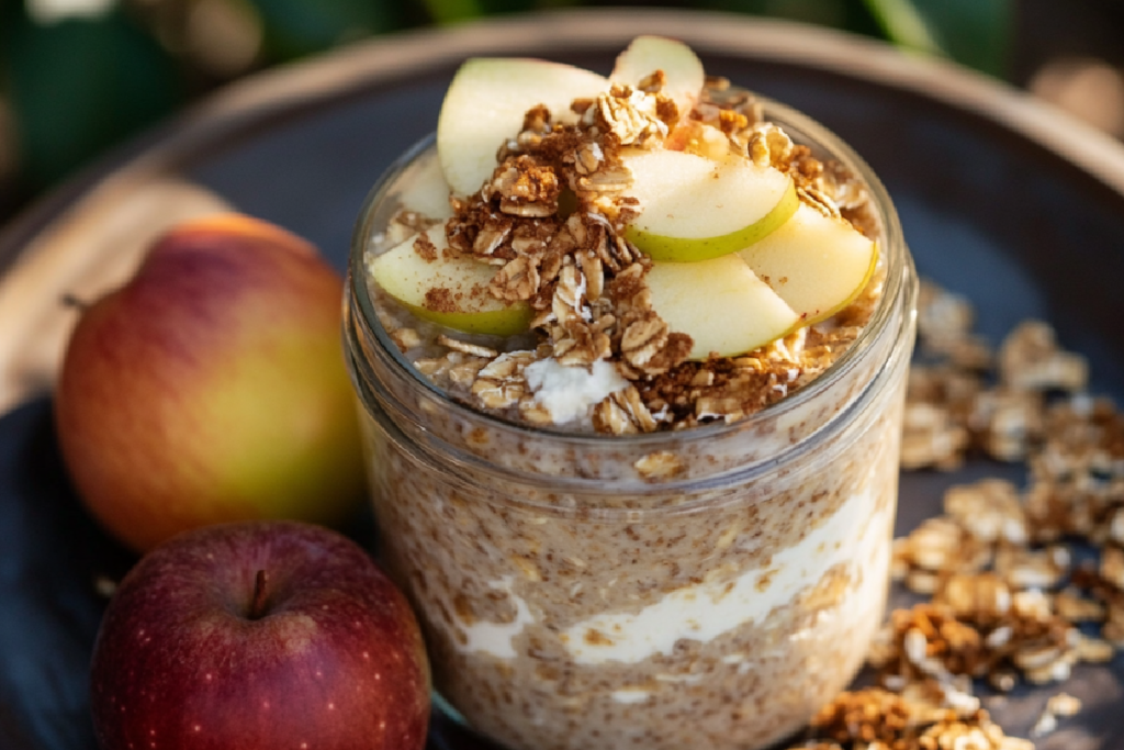 Apple Pie Overnight Oats