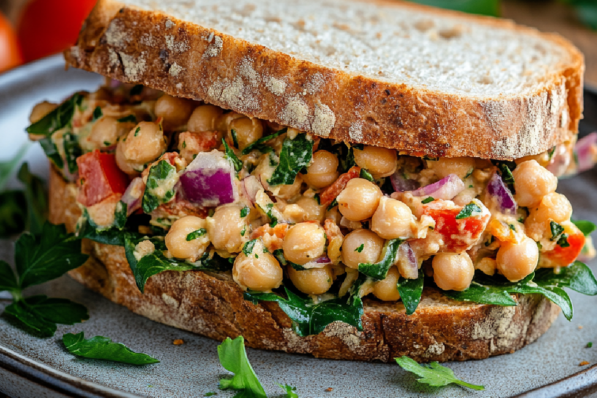 Chickpea Salad Sandwich Recipe