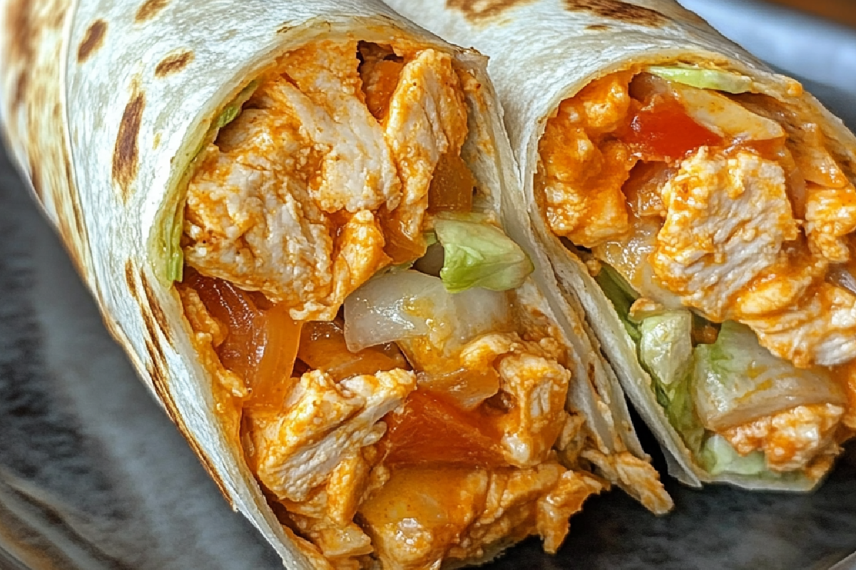 buffalo chicken wrap