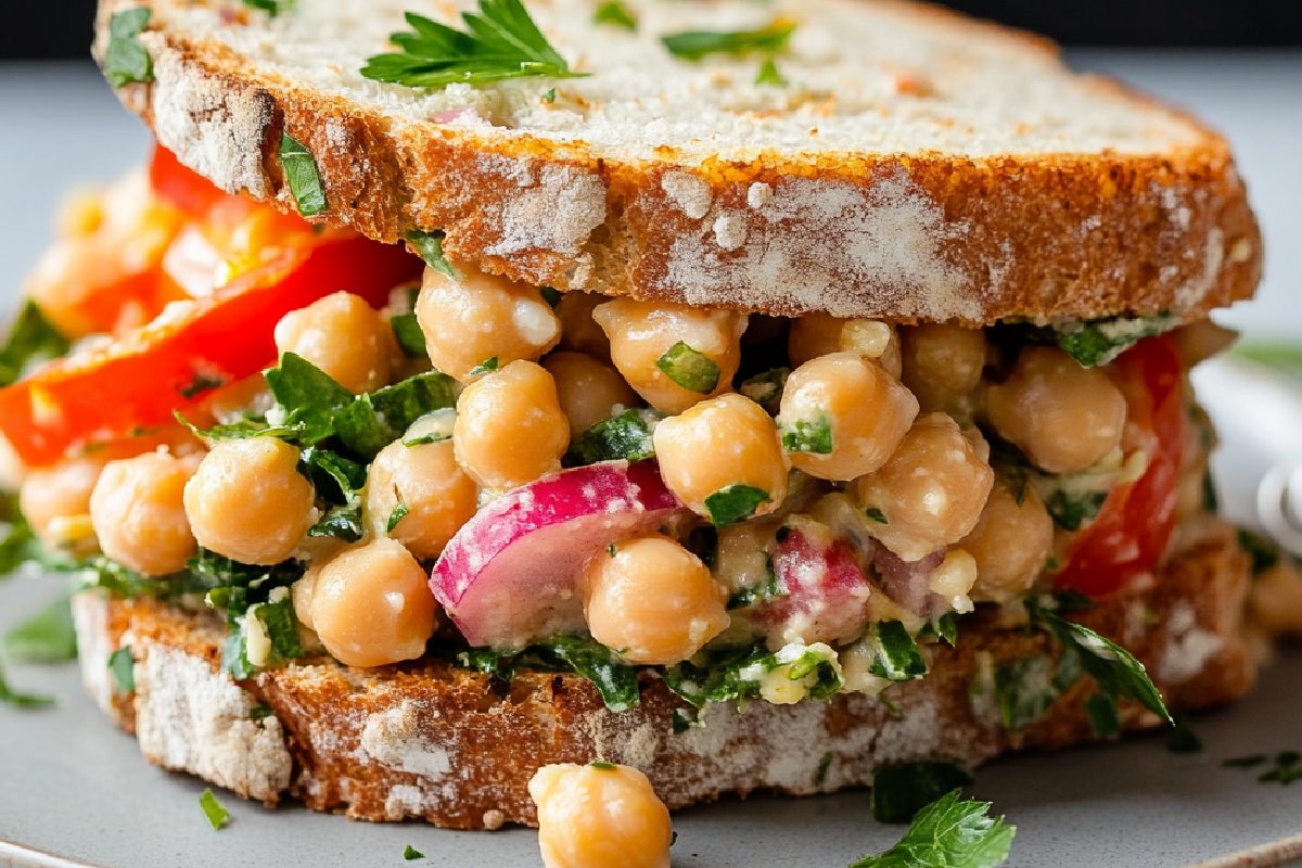 Chickpea Salad Sandwich Recipe