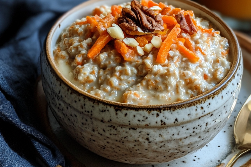 Carrot Cake Overnight Oats Recipe