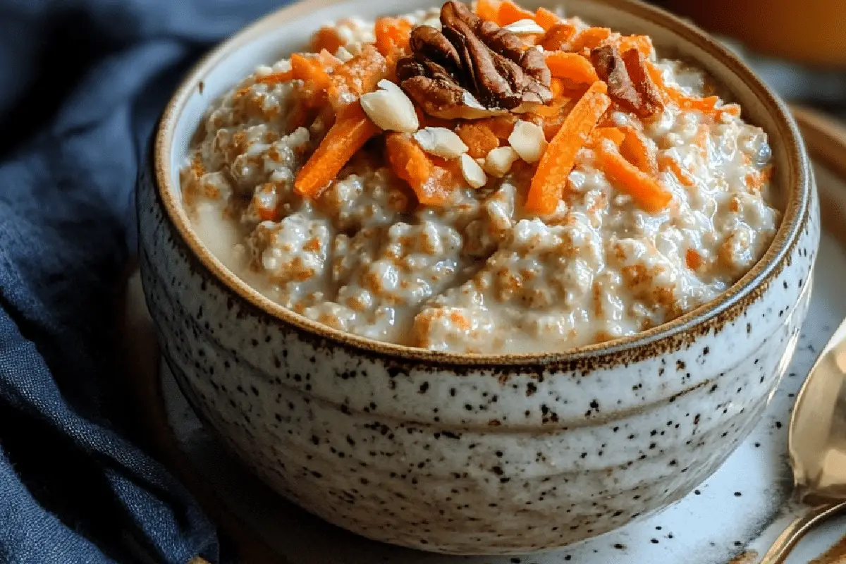 Carrot Cake Overnight Oats Recipe: Easy, Healthy, and Perfect for Meal Prep