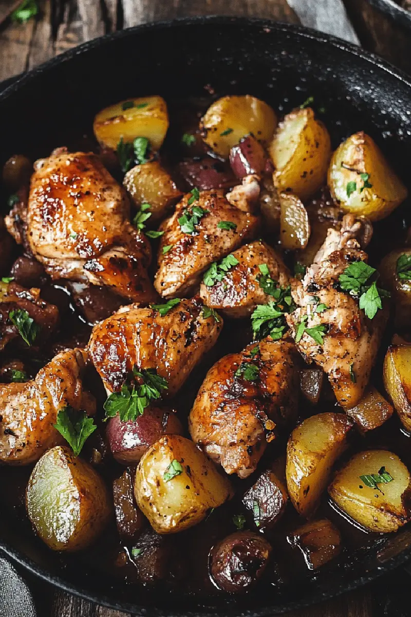 Easy Chicken and Potatoes Recipe – One-Pan Meal the Whole Family Will Love