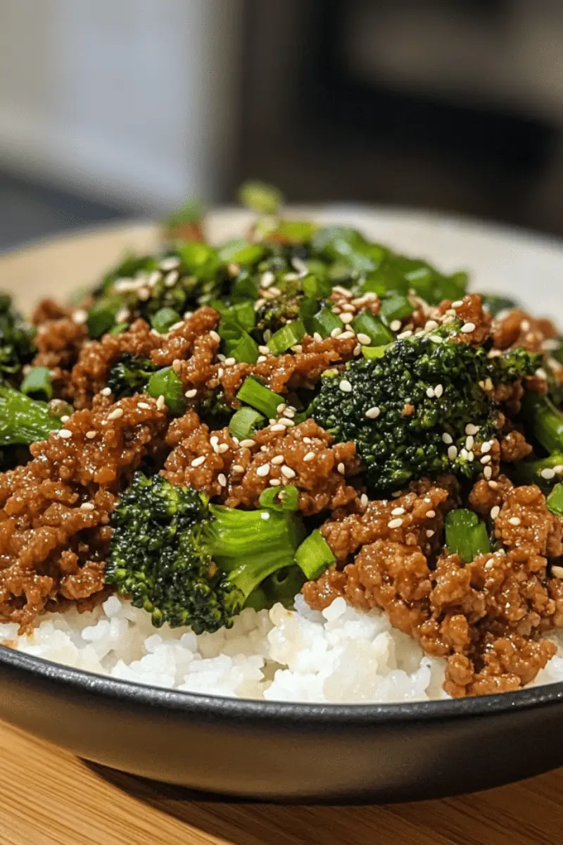 Easy Korean Ground Beef and Broccoli Recipe – Sweet, Savory & Fast