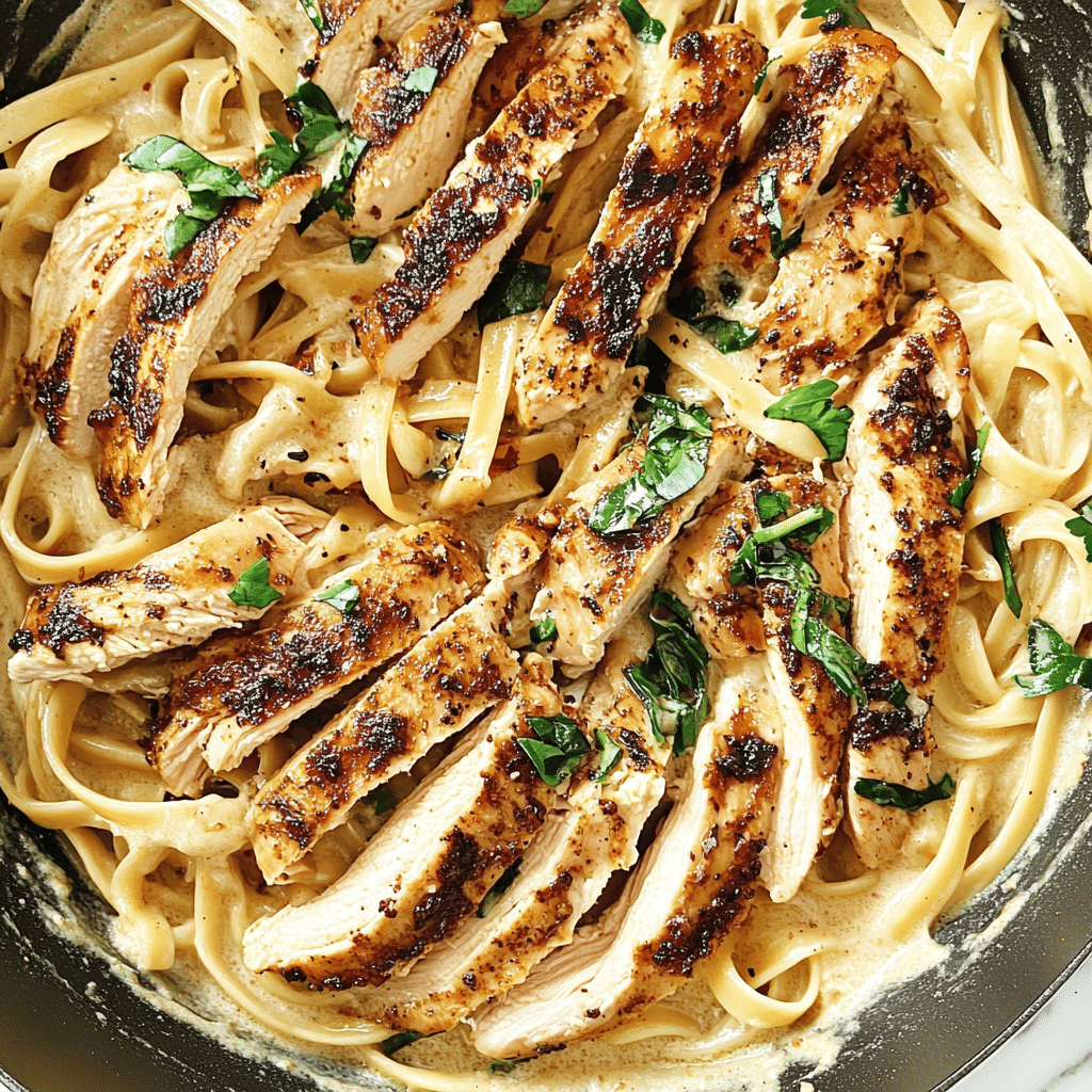 Blackened Chicken Alfredo Recipe