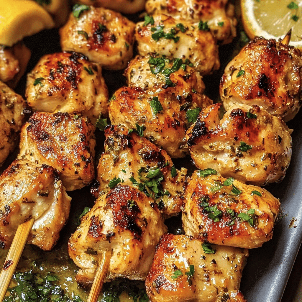 Italian Chicken Skewers Recipe