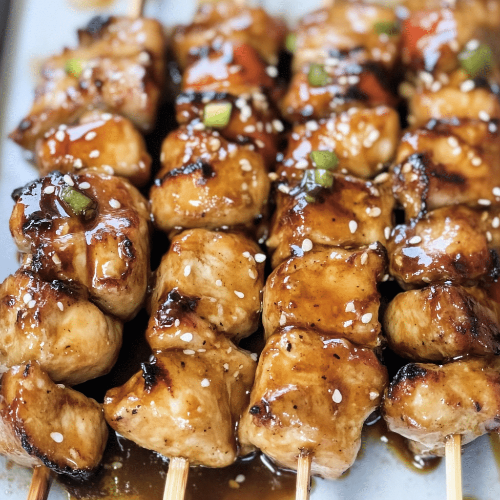 Teriyaki Chicken Skewers Recipe