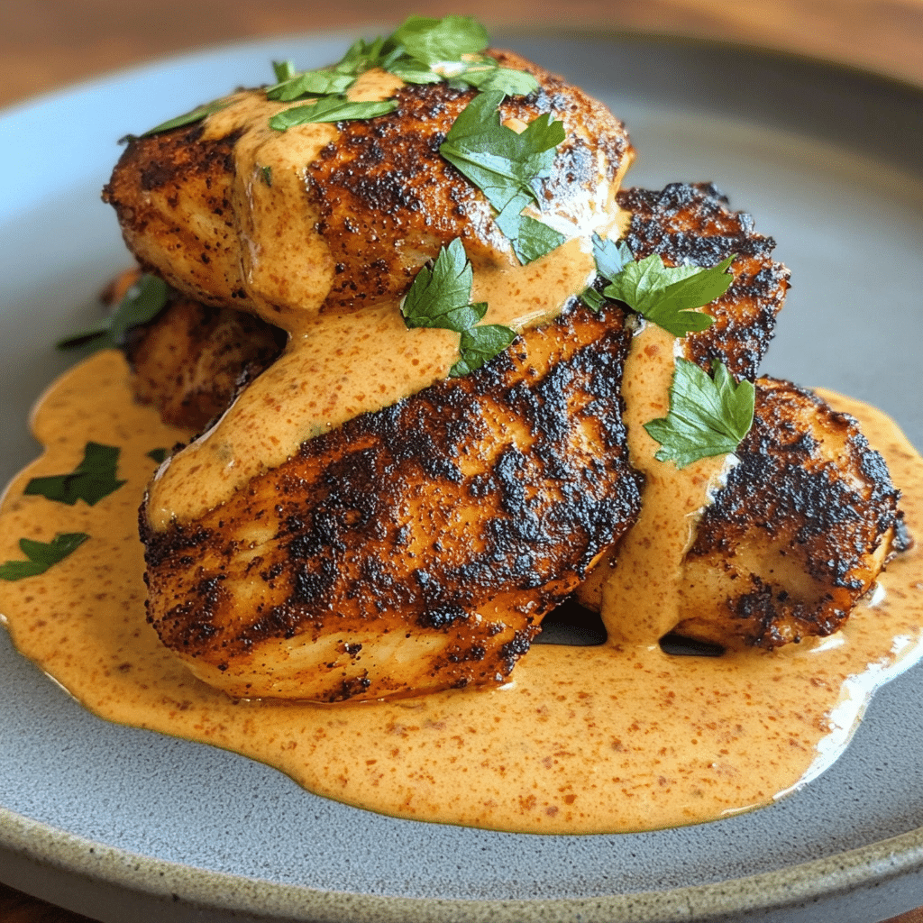 Blackened Chicken Creamy Recipe