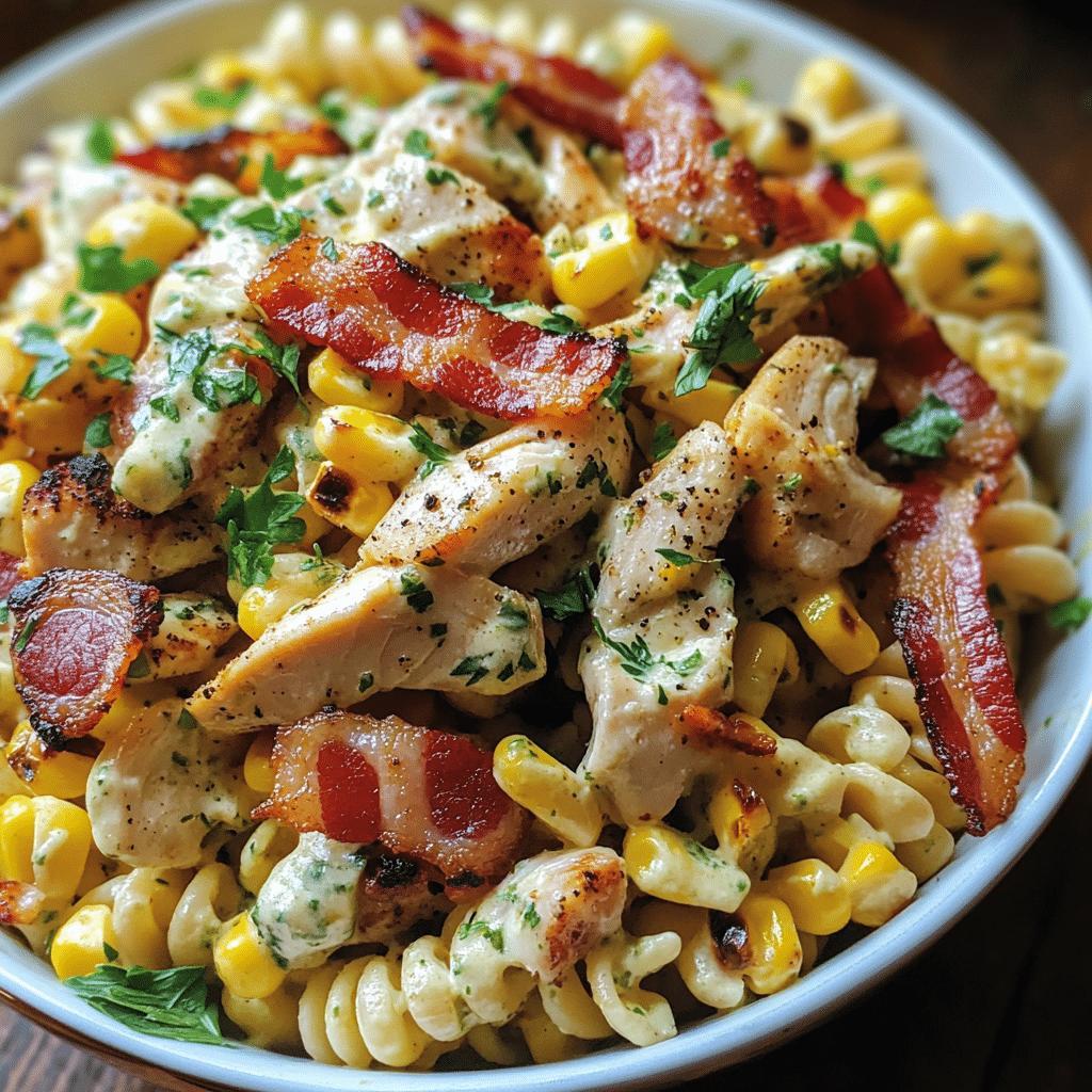 Chicken Corn Pasta Recipe