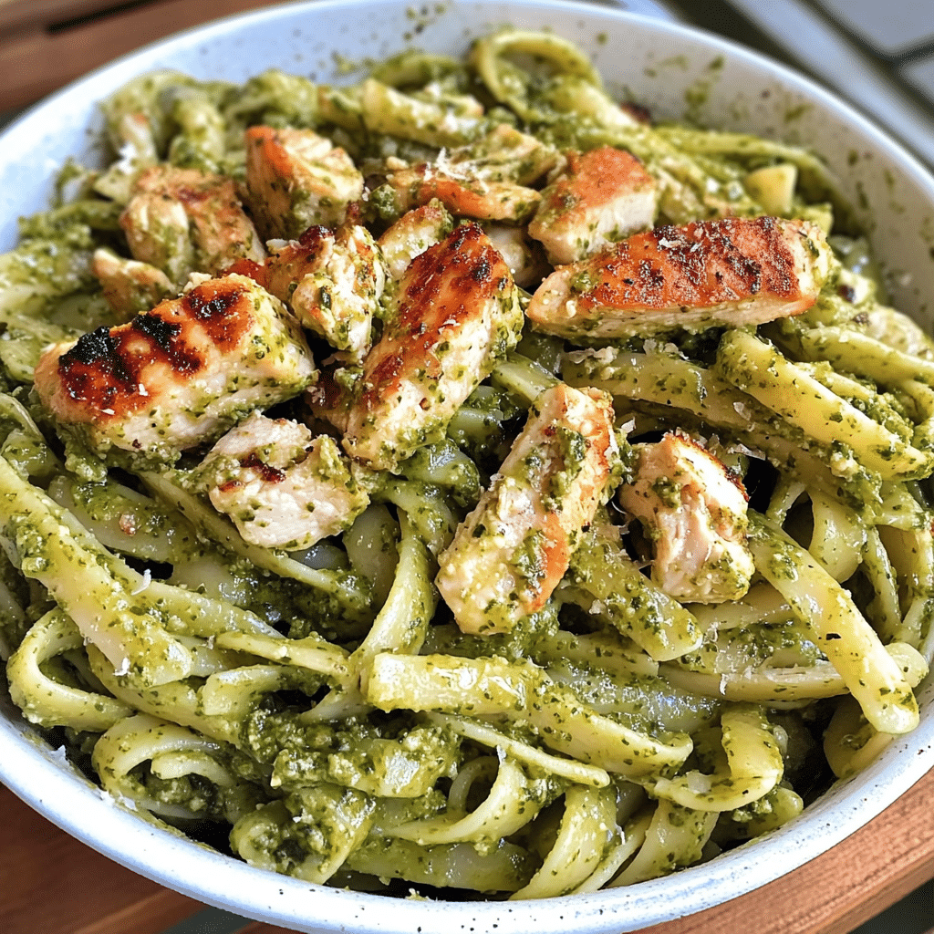 Spinach Pesto Pasta Recipe