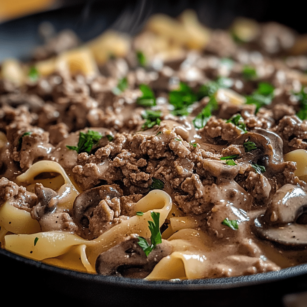 Ground Beef Stroganoff Recipe – Easy Step by Step Guide