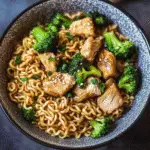 Chicken ramen stir