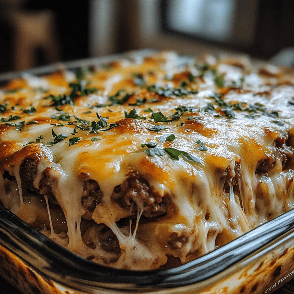 Cheesy Ranch Potatoes and Smoked Sausage