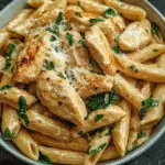Easy Garlic Parmesan Chicken Pasta