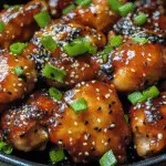 Sweet and Savory Sticky Korean Chicken Thighs