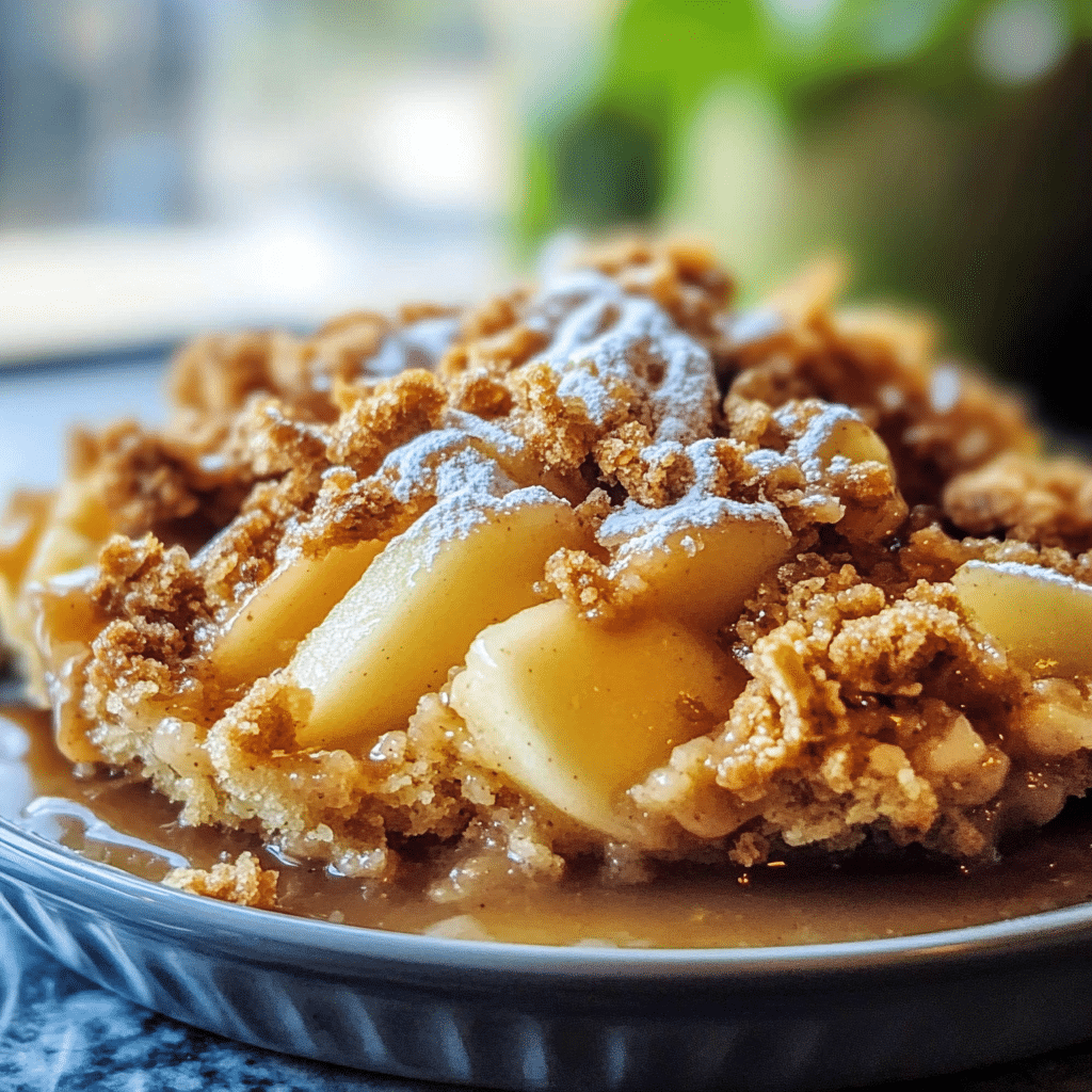 Warm and Cozy Apple Crumble Delight
