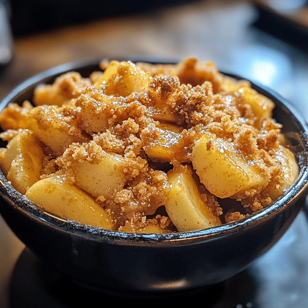 Caramel Apple Crisp