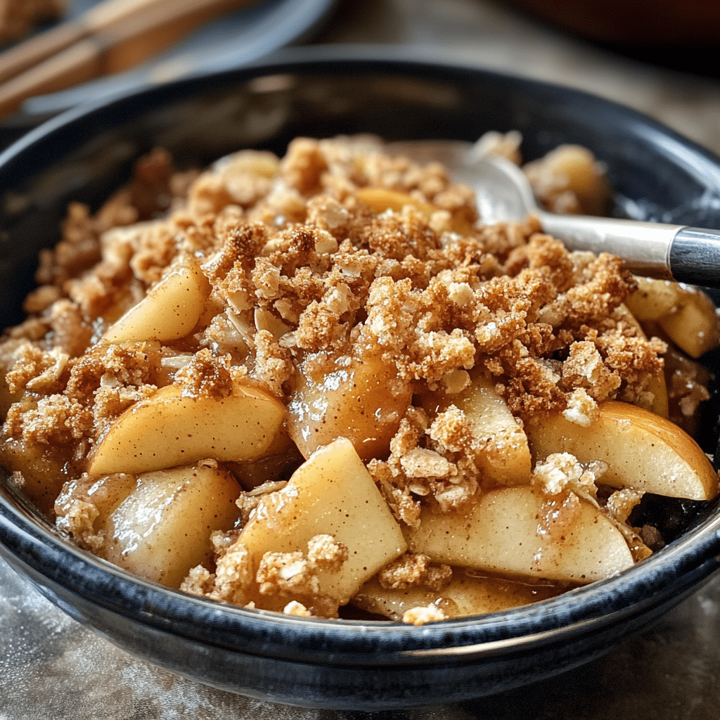 The Easiest Apple Crisp