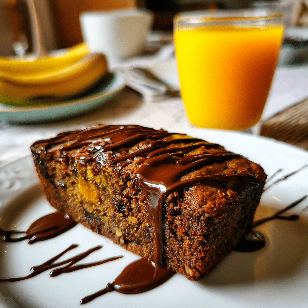 Chocolate Pumpkin Banana Bread Recipe 