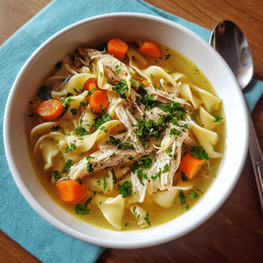 Homemade Chicken Noodle Soup Recipe