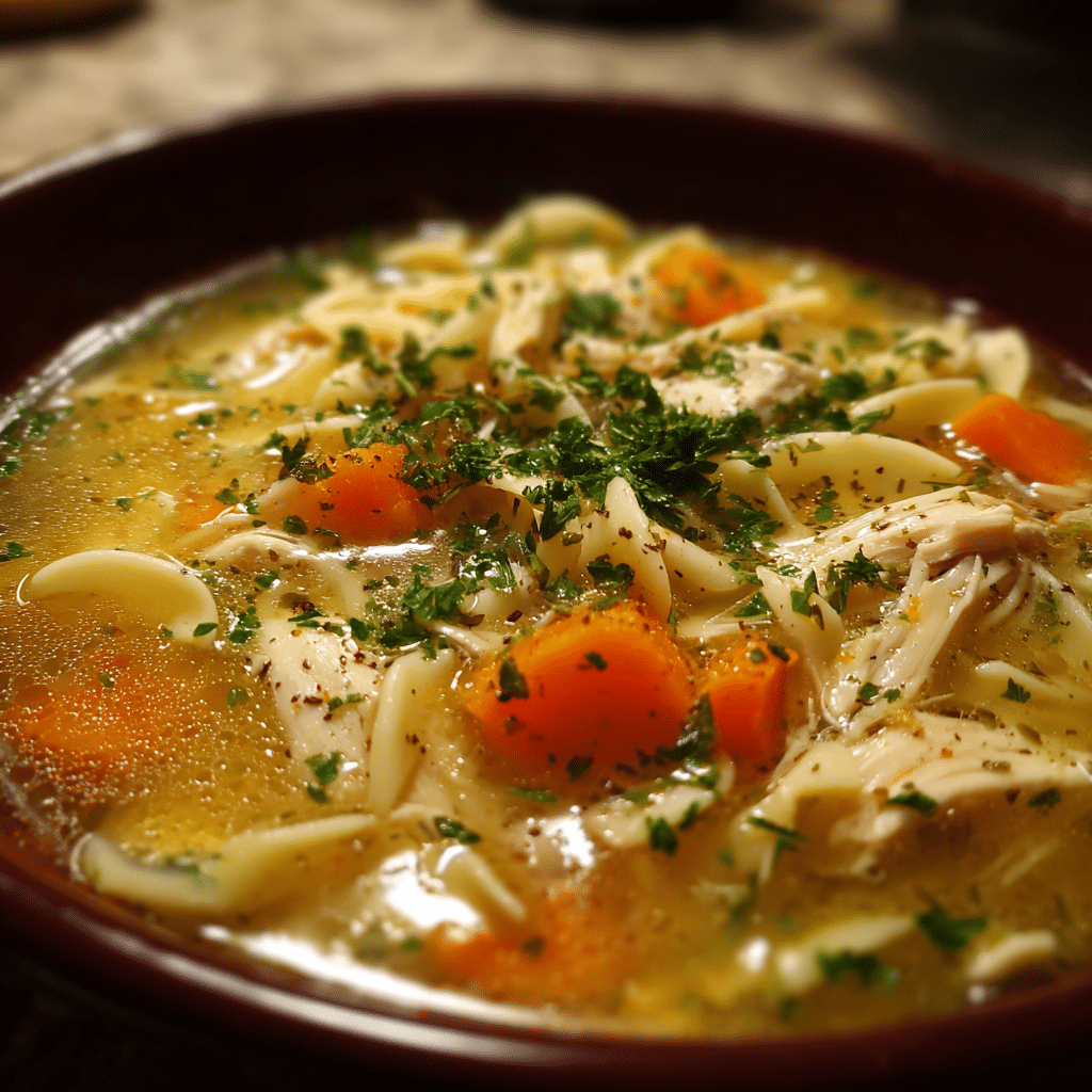 Homemade Crockpot Chicken Soup Recipe