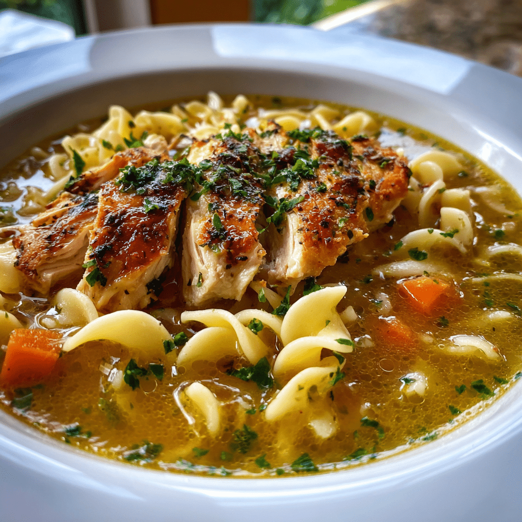 Easy Rotisserie Chicken Noodle Soup Recipe