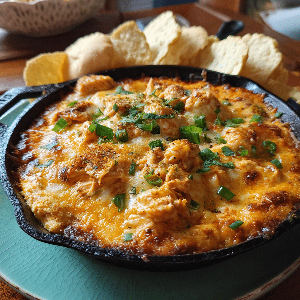 Oven-Baked Buffalo Chicken Dip Recipe
