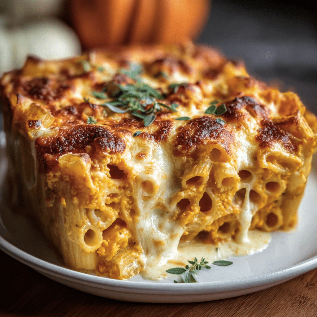 Pumpkin Pasta Bake Recipe