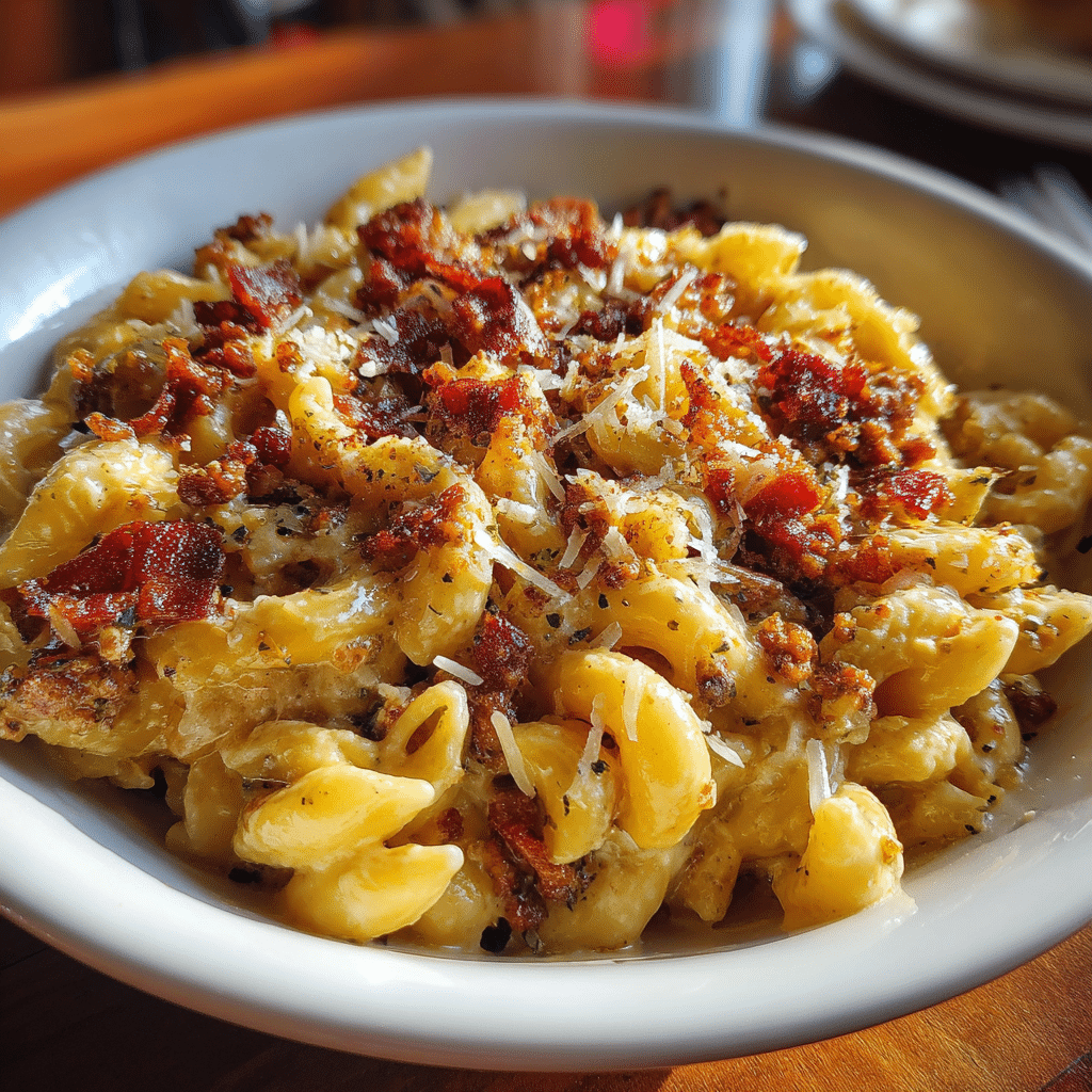 Loaded Bacon Cheeseburger Alfredo Pasta Recipe