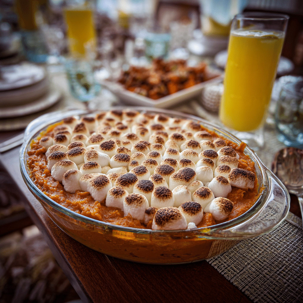 Sweet Potato Casserole with Marshmallows Recipe
