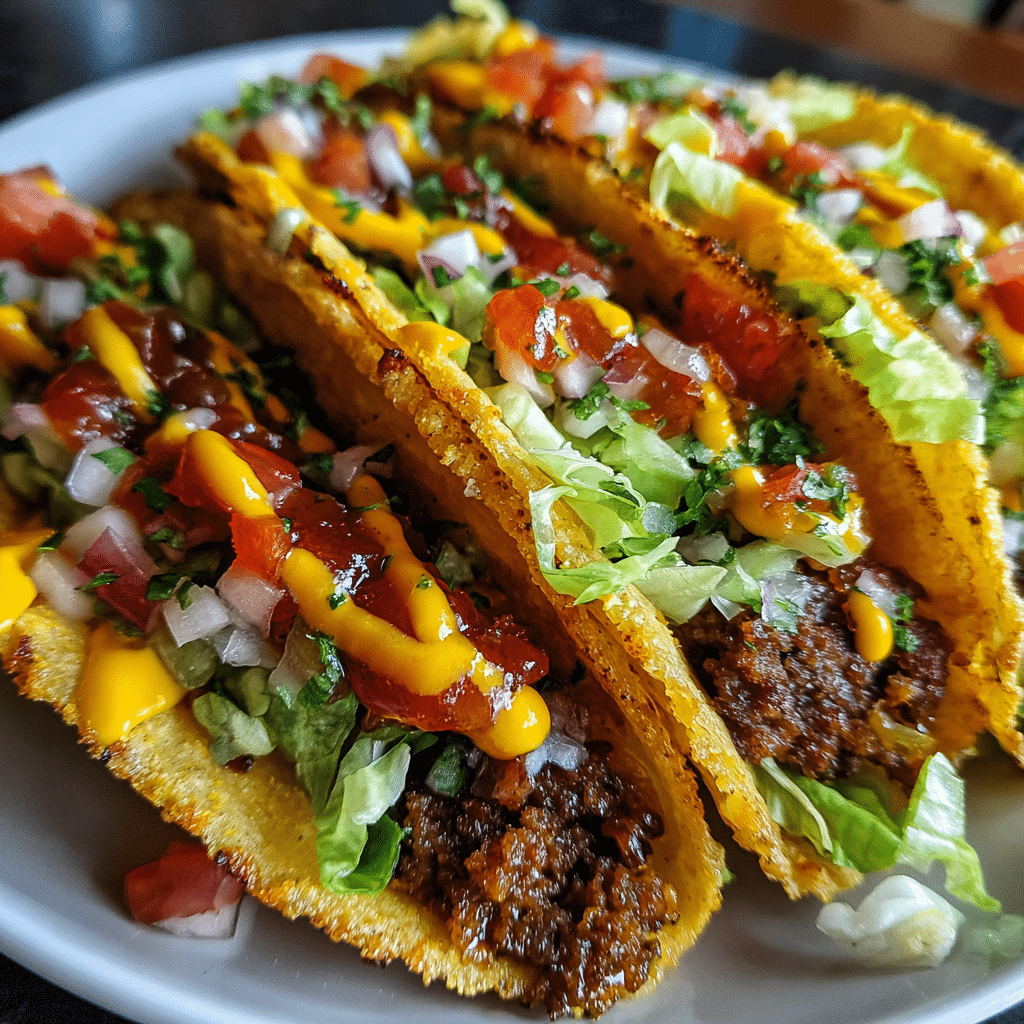 Smash Burger Tacos Recipe