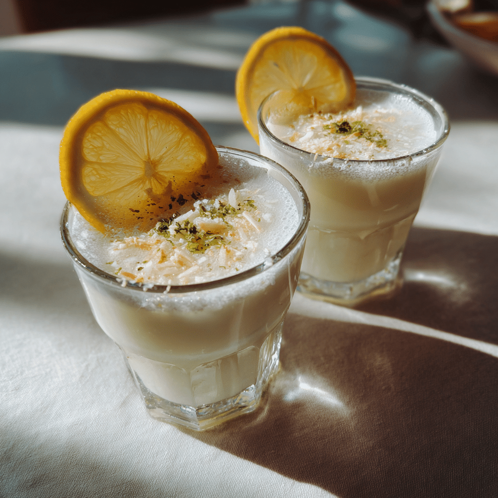 Creamy Coconut Milk Brazilian Lemonade  Recipe
