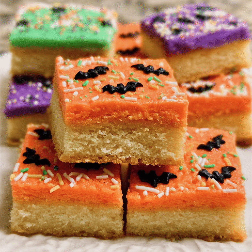 Halloween Sugar Cookie Bars Recipe