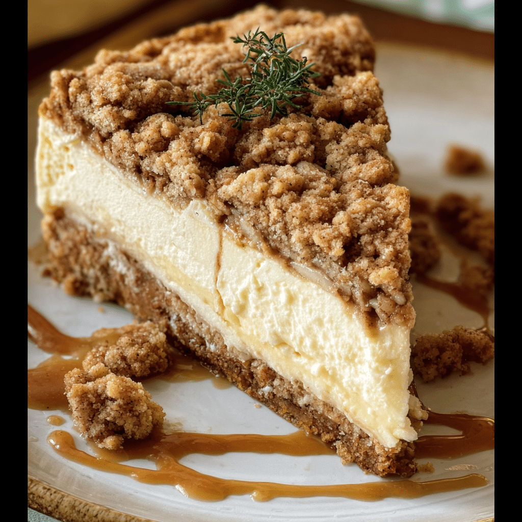 Apple Crumble Cheesecake Recipe