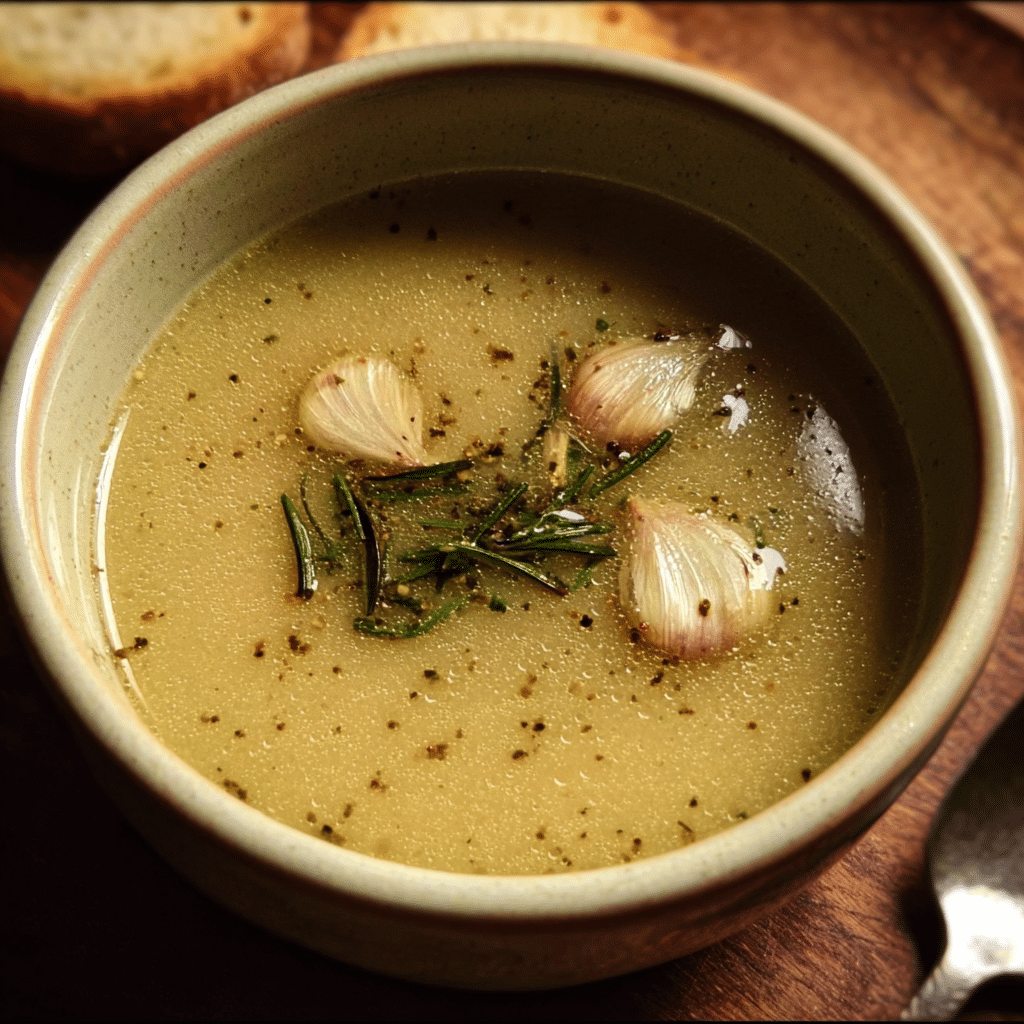 Healing Garlic Soup Recipe