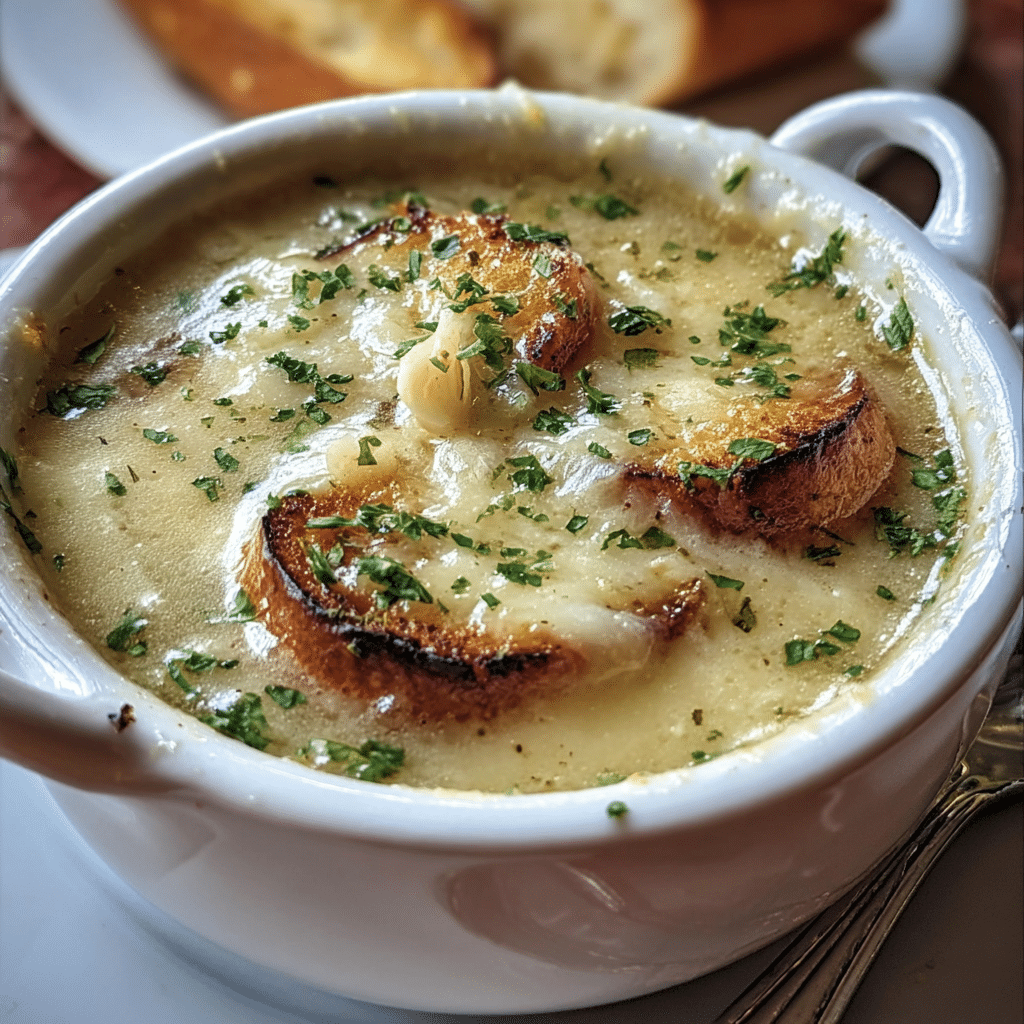 Easy Country French Garlic Soup Recipe with a Twist