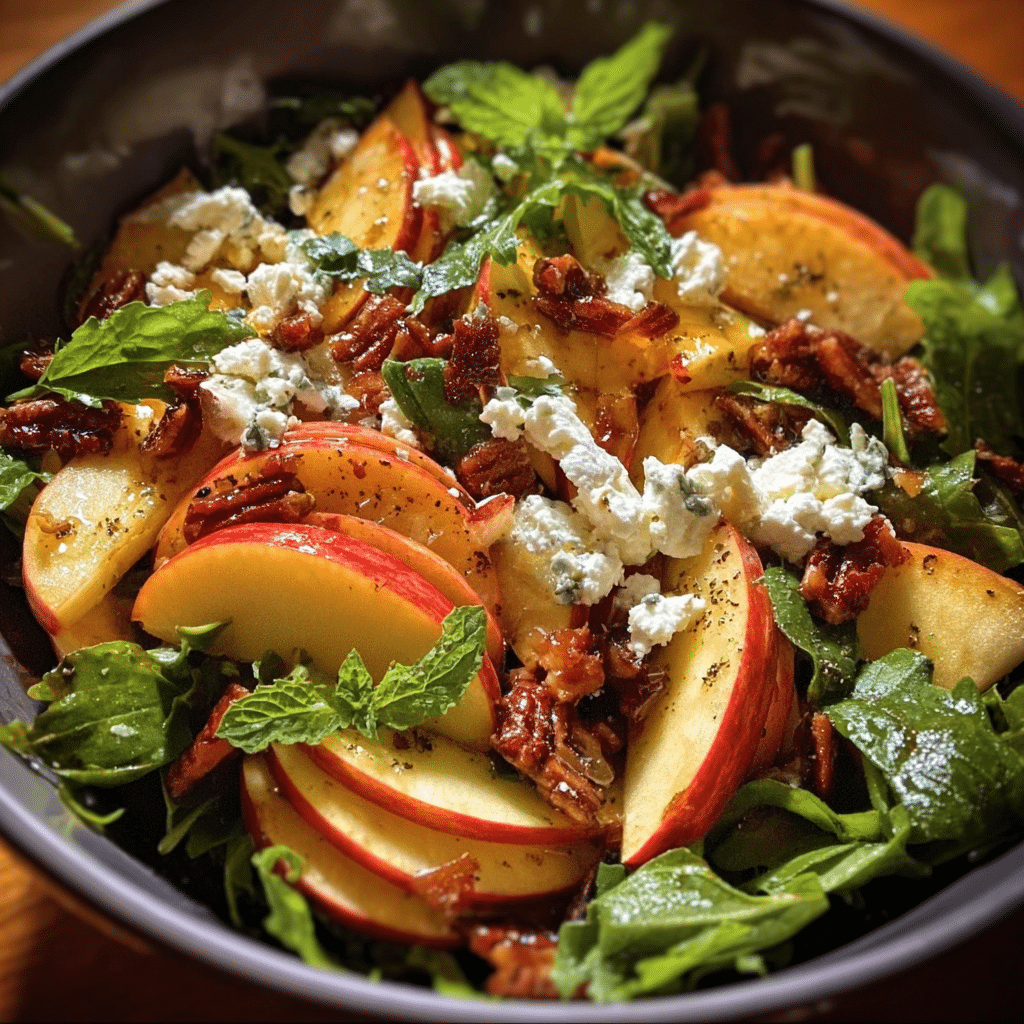 Autumn Harvest Honeycrisp Apple and Feta Salad