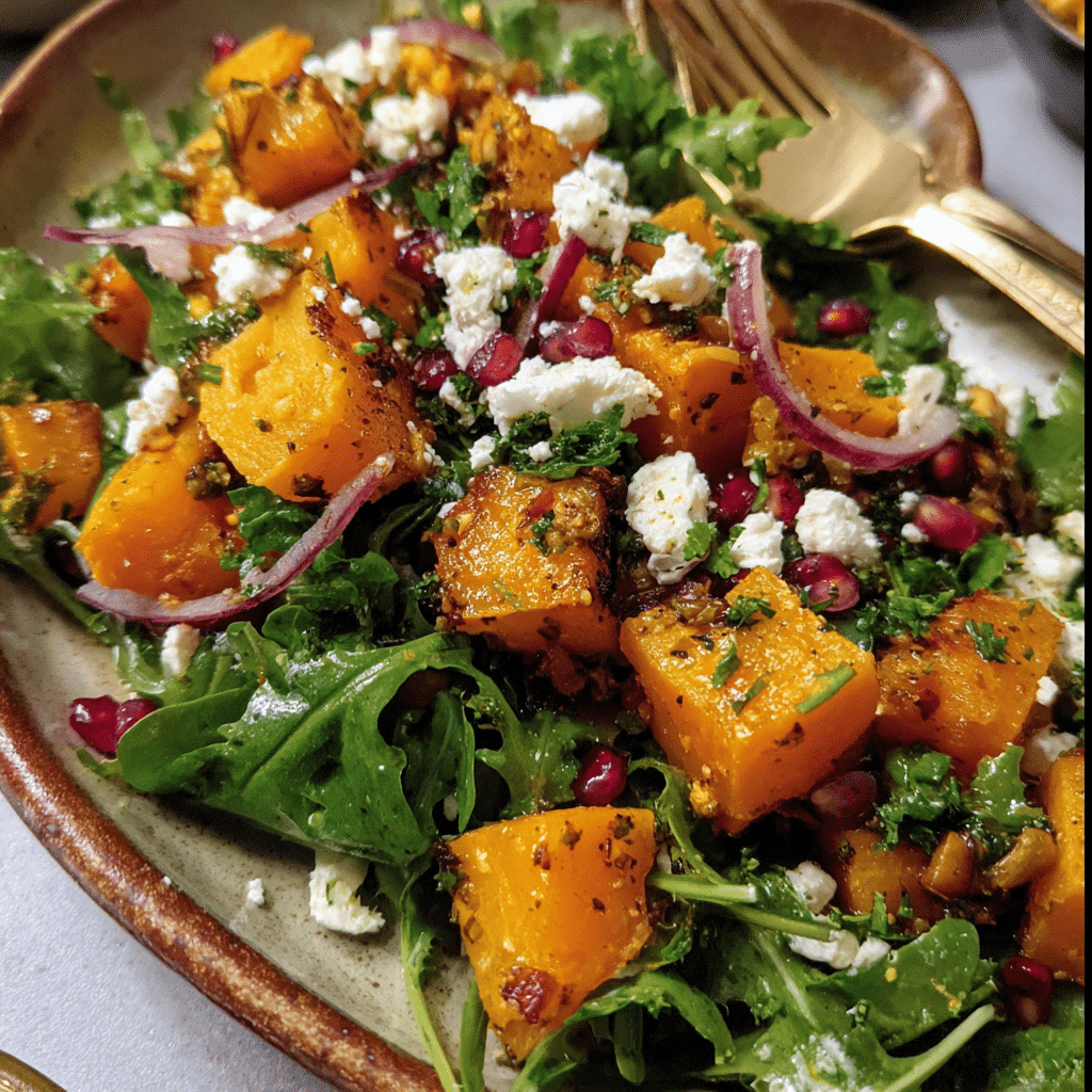 Butternut Squash Feta Salad
