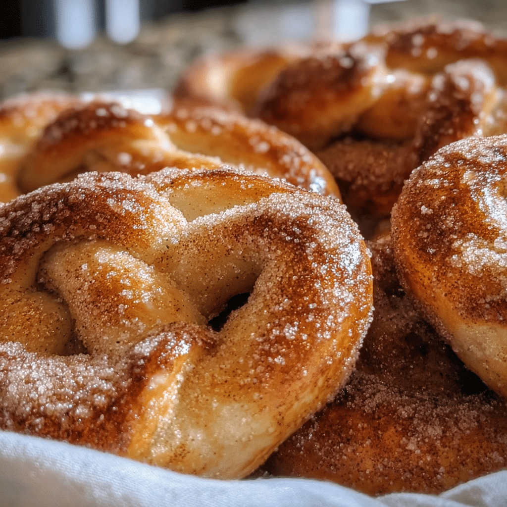 Irresistible Cinnamon Sugar Soft Pretzels