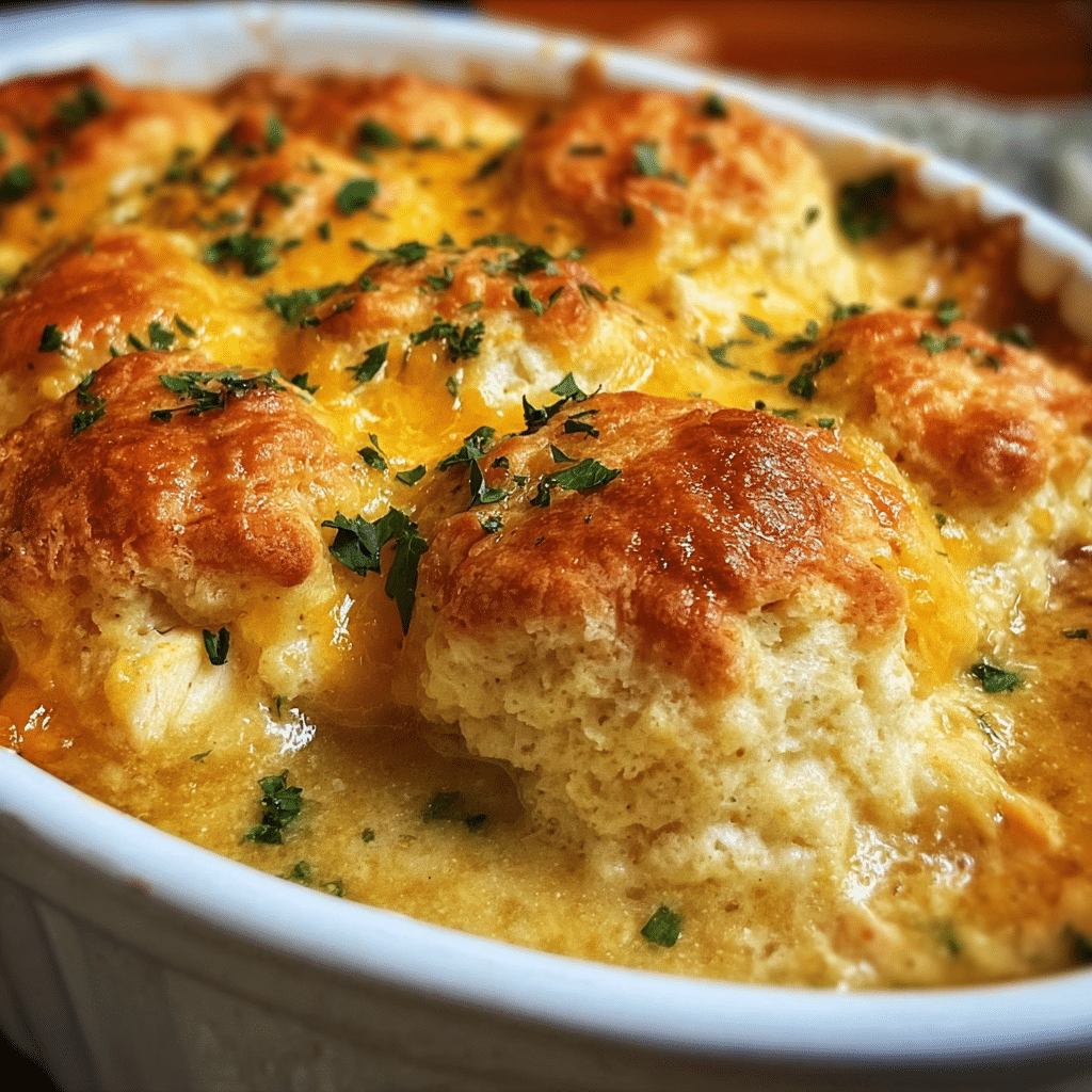 Easy Cheddar Bay Chicken Cobbler Recipe for Family Dinners