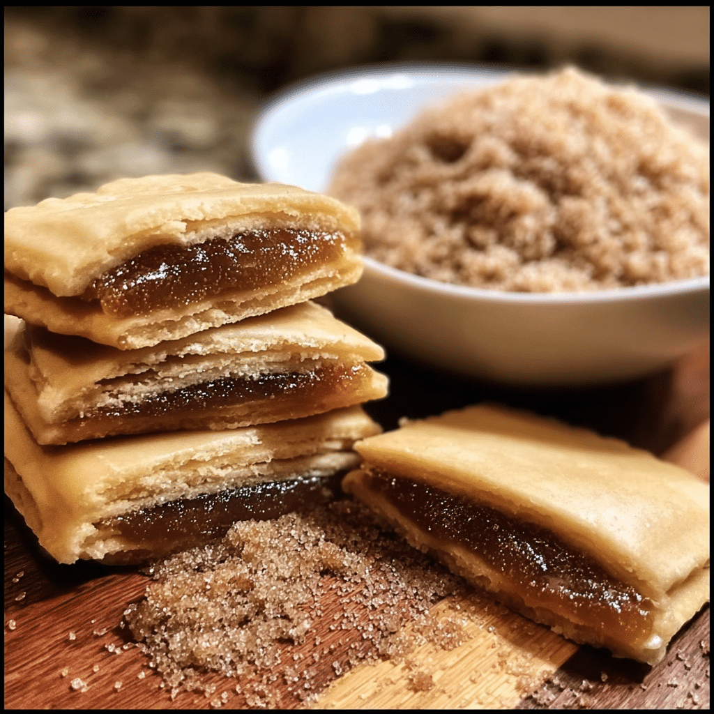 Cinnamon Poptart Cookies with Filling & Frosting