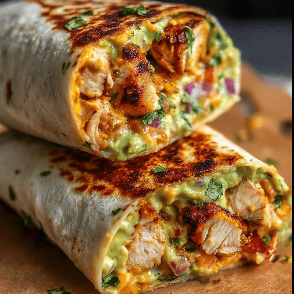 Chipotle Ranch Grilled Chicken Burrito Recipe