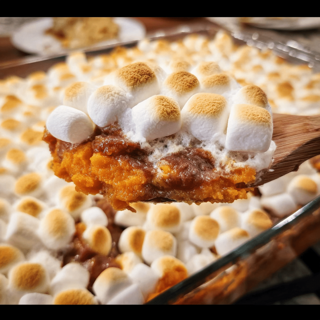 Sweet Potato Casserole with Marshmallows Recipe