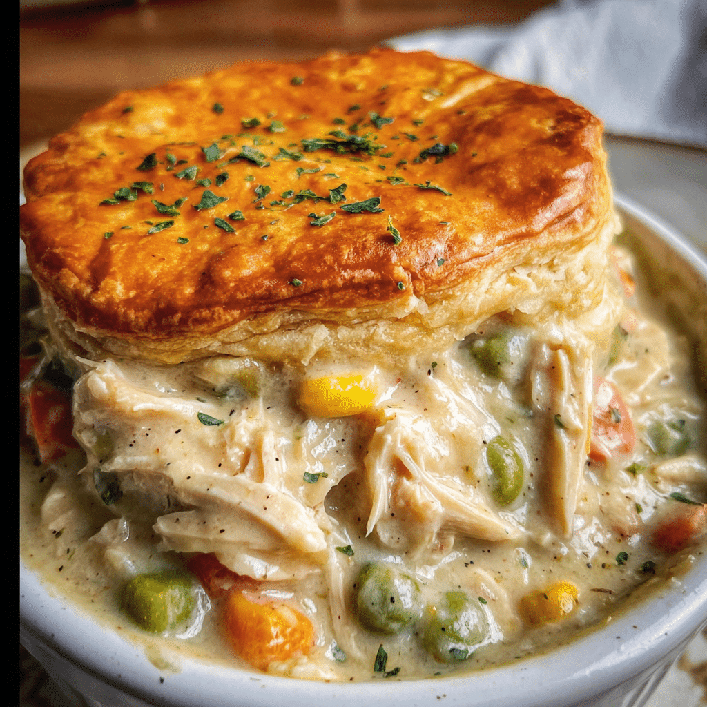 Deliciously Simple Crockpot Chicken Pot Pie