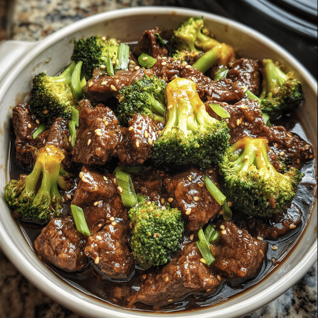 Slow Cooker Beef and Broccoli