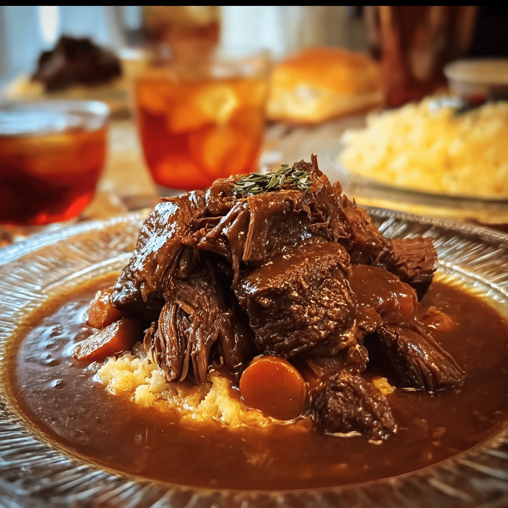 Slow Cooker Beef Manhattan